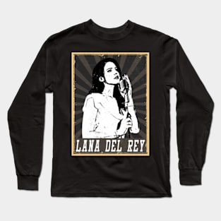 80s Style Lana Del Rey Long Sleeve T-Shirt